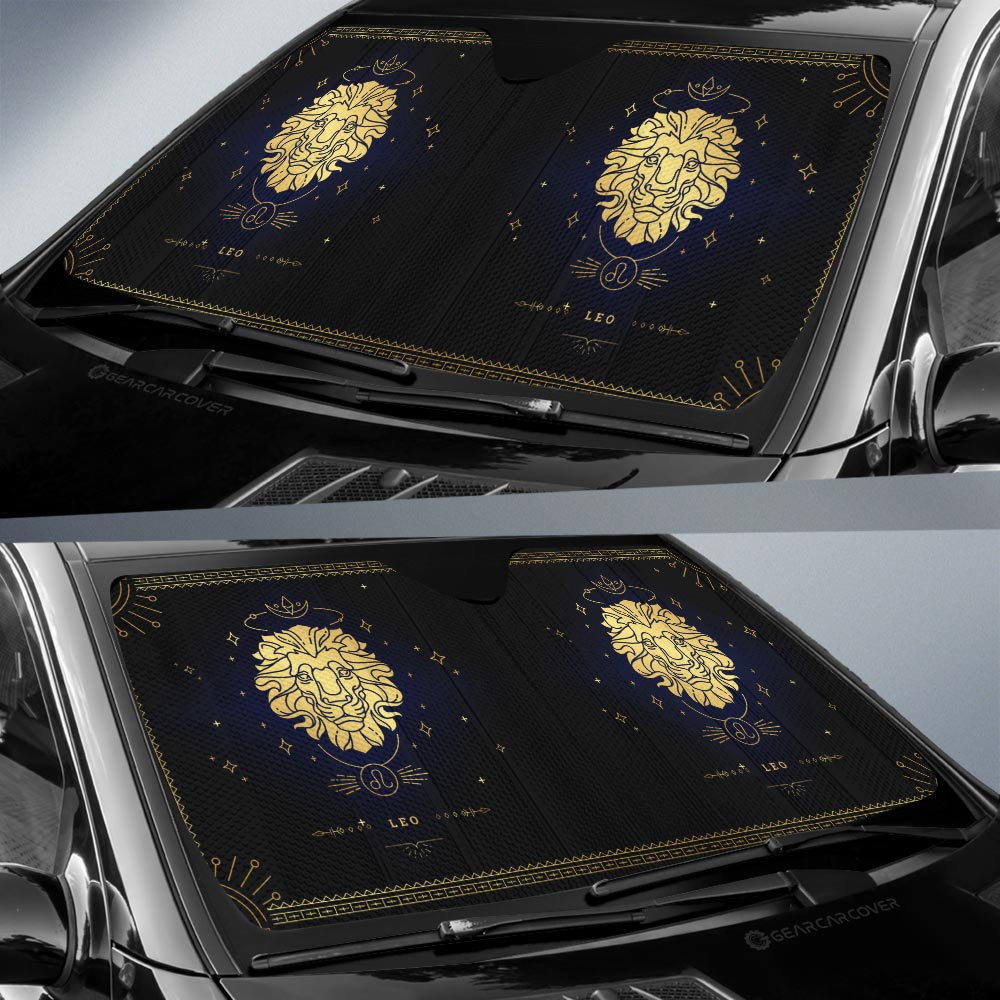 LeoCar Sunshade Custom Zodiac Car Interior Accessories - Gearcarcover - 3