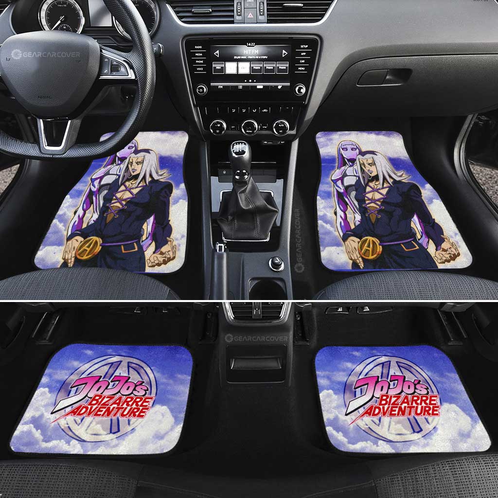 Leone Abbacchio Car Floor Mats Custom Jojo's Bizarre Adventures Anime - Gearcarcover - 2