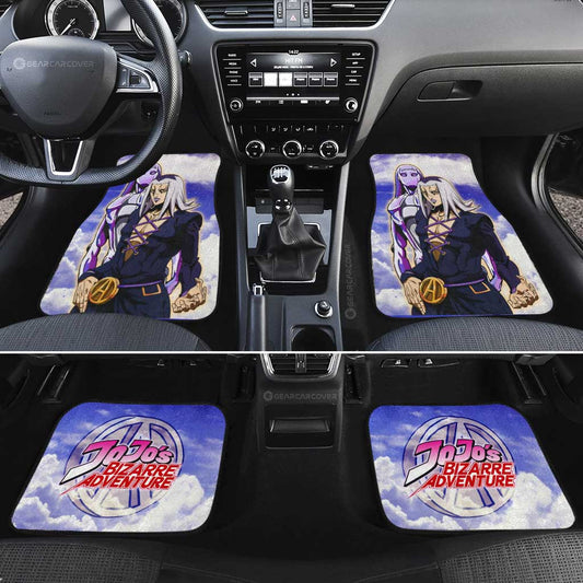 Leone Abbacchio Car Floor Mats Custom Jojo's Bizarre Adventures Anime - Gearcarcover - 2