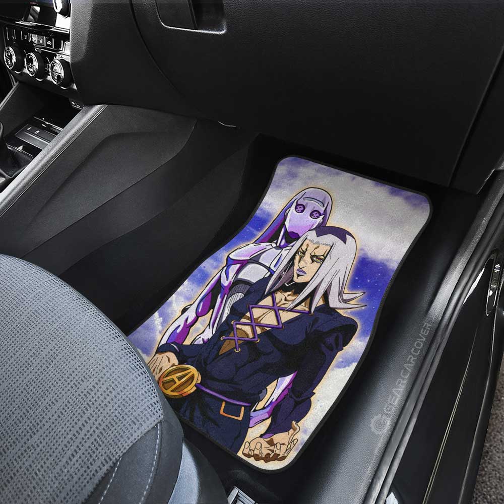Leone Abbacchio Car Floor Mats Custom Jojo's Bizarre Adventures Anime - Gearcarcover - 3