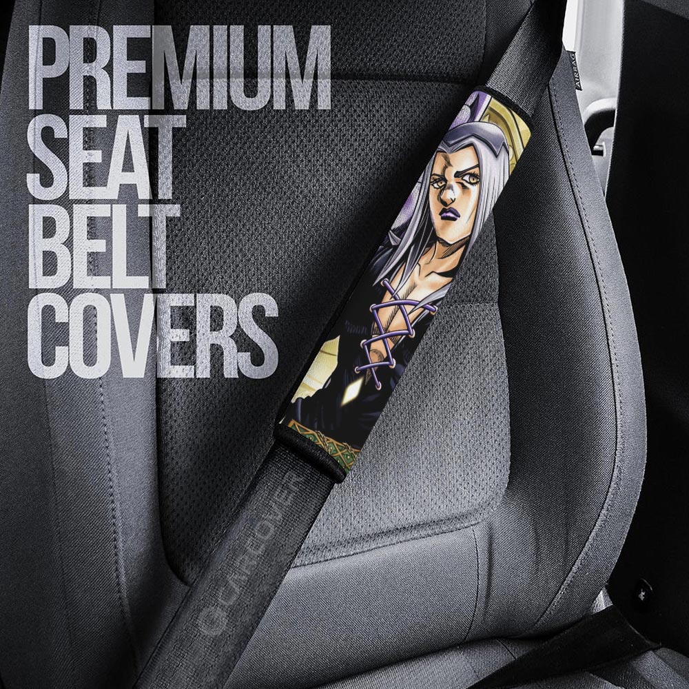 Leone Abbacchio Seat Belt Covers Custom JoJo's Bizarre Adventure Anime Car Accessories - Gearcarcover - 2