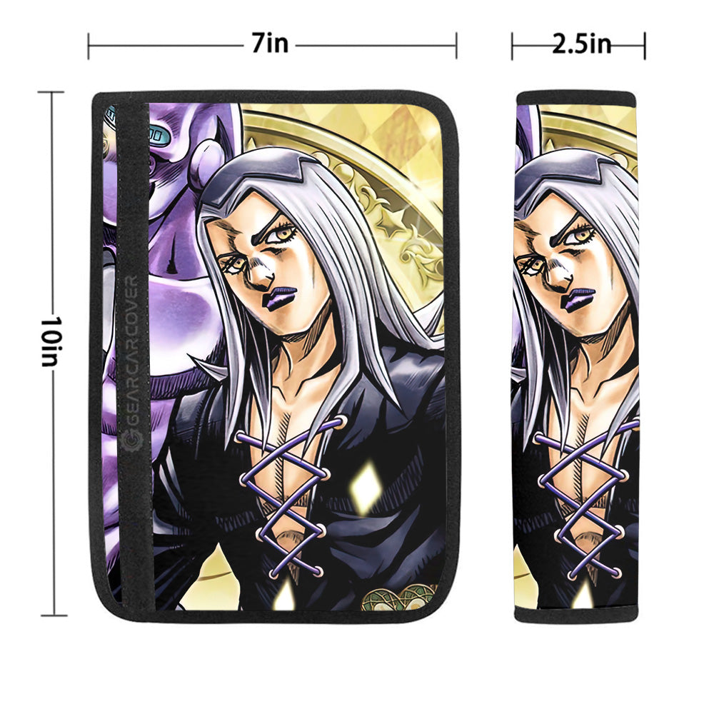 Leone Abbacchio Seat Belt Covers Custom JoJo's Bizarre Adventure Anime Car Accessories - Gearcarcover - 1