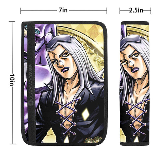 Leone Abbacchio Seat Belt Covers Custom JoJo's Bizarre Adventure Anime Car Accessories - Gearcarcover - 1