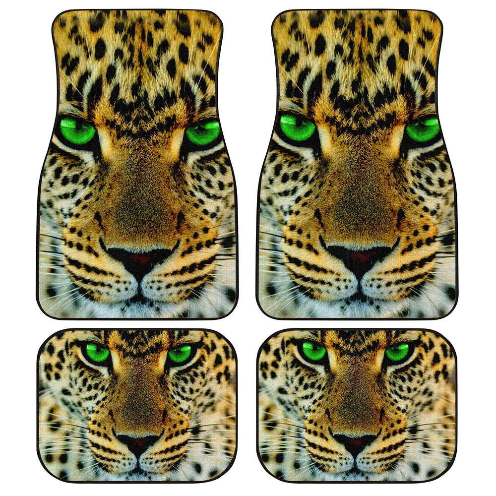 Leopard Car Floor Mats Custom Wild Animal Car Interior Accessories - Gearcarcover - 1