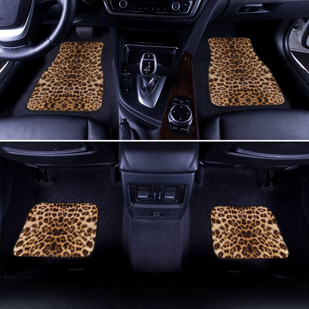 Leopard Car Floor Mats Printed Custom Animal Skin Car Accessories - Gearcarcover - 1