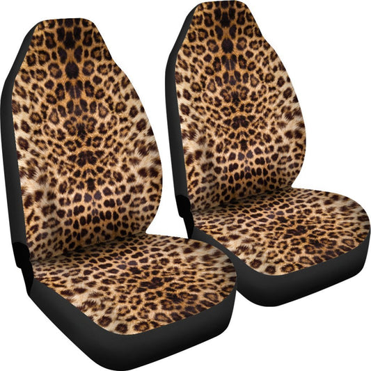 Leopard Skin Car Seat Covers Custom Printed Animal Car Accessories - Gearcarcover - 2