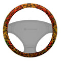 Leopard Skin Steering Wheel Cover Custom Animal Skin Printed Car Interior Accessories - Gearcarcover - 1