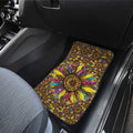 Leopard Sunflower Car Floor Mats Custom Car Accessories - Gearcarcover - 4