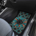 Leopard Sunflower Car Floor Mats Custom Car Decoration - Gearcarcover - 4
