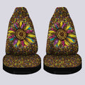 Leopard Sunflower Car Seat Covers Custom Car Accessories - Gearcarcover - 4