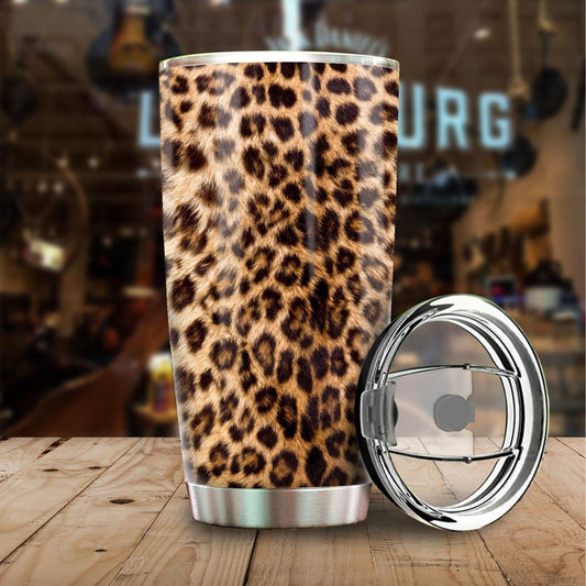Leopard Tumbler Stainless Steel Skin Pattern - Gearcarcover - 2