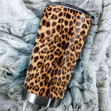 Leopard Tumbler Stainless Steel Skin Pattern - Gearcarcover - 1