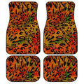 Leopard Wild Cheetah Print Car Floor Mats Custom Animal Skin Pattern Print Car Accessories - Gearcarcover - 1