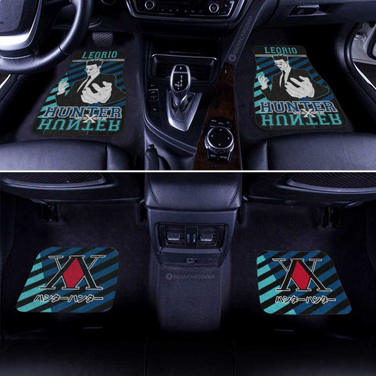 Leorio Paradinight Car Floor Mats Custom Hunter x Hunter Anime Car Accessories - Gearcarcover - 2