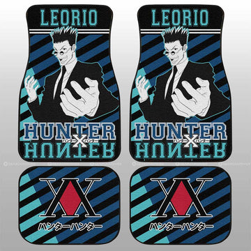 Leorio Paradinight Car Floor Mats Custom Hunter x Hunter Anime Car Accessories - Gearcarcover - 1