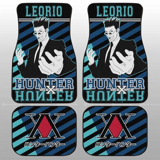 Leorio Paradinight Car Floor Mats Custom Hunter x Hunter Anime Car Accessories - Gearcarcover - 1