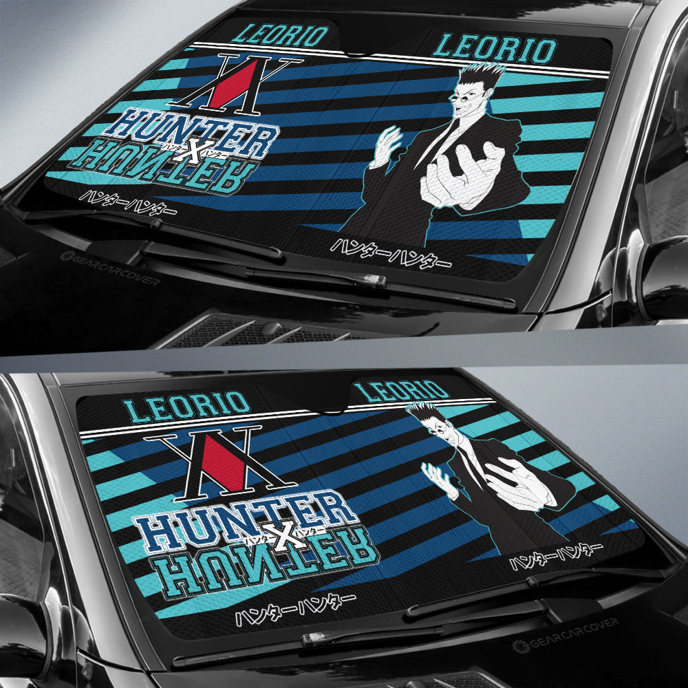 Leorio Paradinight Car Sunshade Custom Hunter x Hunter Anime Car Interior Accessories - Gearcarcover - 3