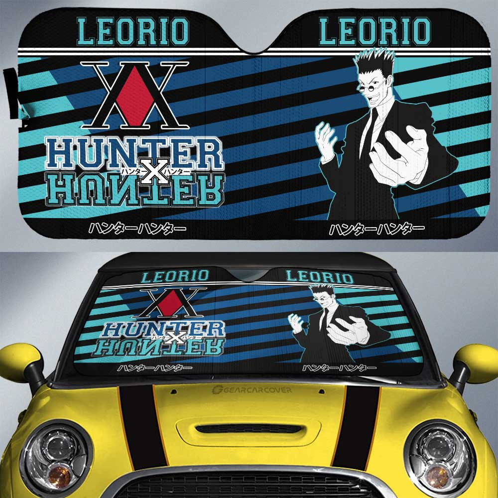 Leorio Paradinight Car Sunshade Custom Hunter x Hunter Anime Car Interior Accessories - Gearcarcover - 1