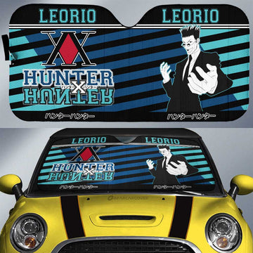 Leorio Paradinight Car Sunshade Custom Hunter x Hunter Anime Car Interior Accessories - Gearcarcover - 1