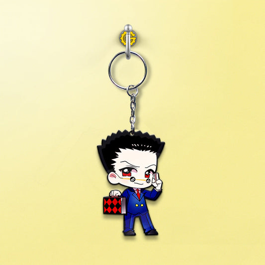 Leorio Paradinight Keychain Custom Hunter x Hunter Anime Car Accessories - Gearcarcover - 2