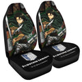 Levi Ackerman Car Seat Covers Custom Anime Attack On Titan Car Accessories - Gearcarcover - 3