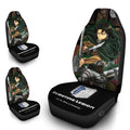 Levi Ackerman Car Seat Covers Custom Anime Attack On Titan Car Accessories - Gearcarcover - 4