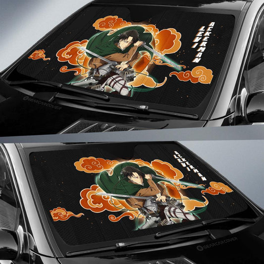 Levi Ackerman Car Sunshade Custom Attack On Titan Anime - Gearcarcover - 2