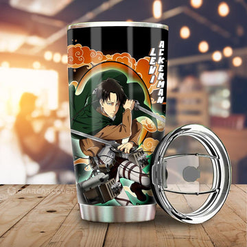Levi Ackerman Tumbler Cup Custom Attack On Titan Anime - Gearcarcover - 1