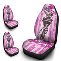 Liberty Torch Pink Car Seat Covers Custom American Flag Car Accessories - Gearcarcover - 1
