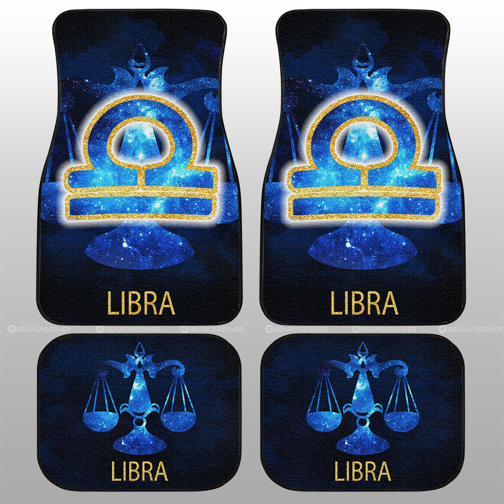 Libra Car Floor Mats Custom Zodiac Car Accessories - Gearcarcover - 1