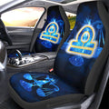 Libra Car Seat Covers Custom Name Zodiac Car Accessories - Gearcarcover - 4