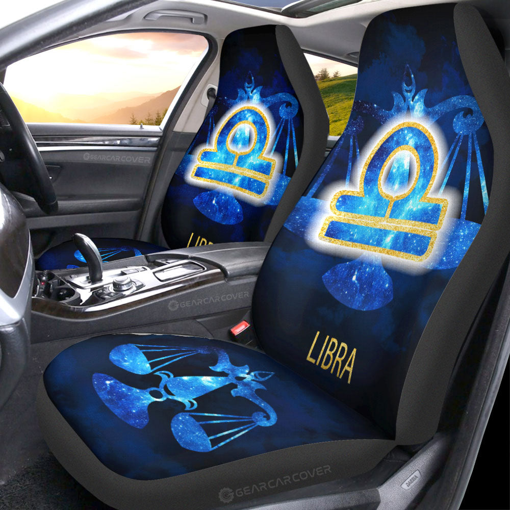 Libra Car Seat Covers Custom Zodiac Car Accessories - Gearcarcover - 4