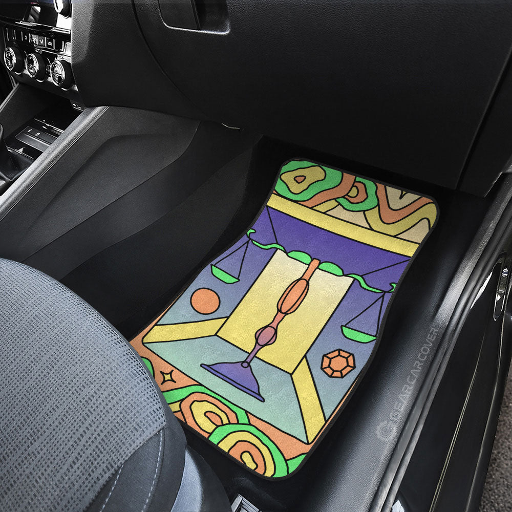Libra Colorful Car Floor Mats Custom Zodiac Car Accessories - Gearcarcover - 4