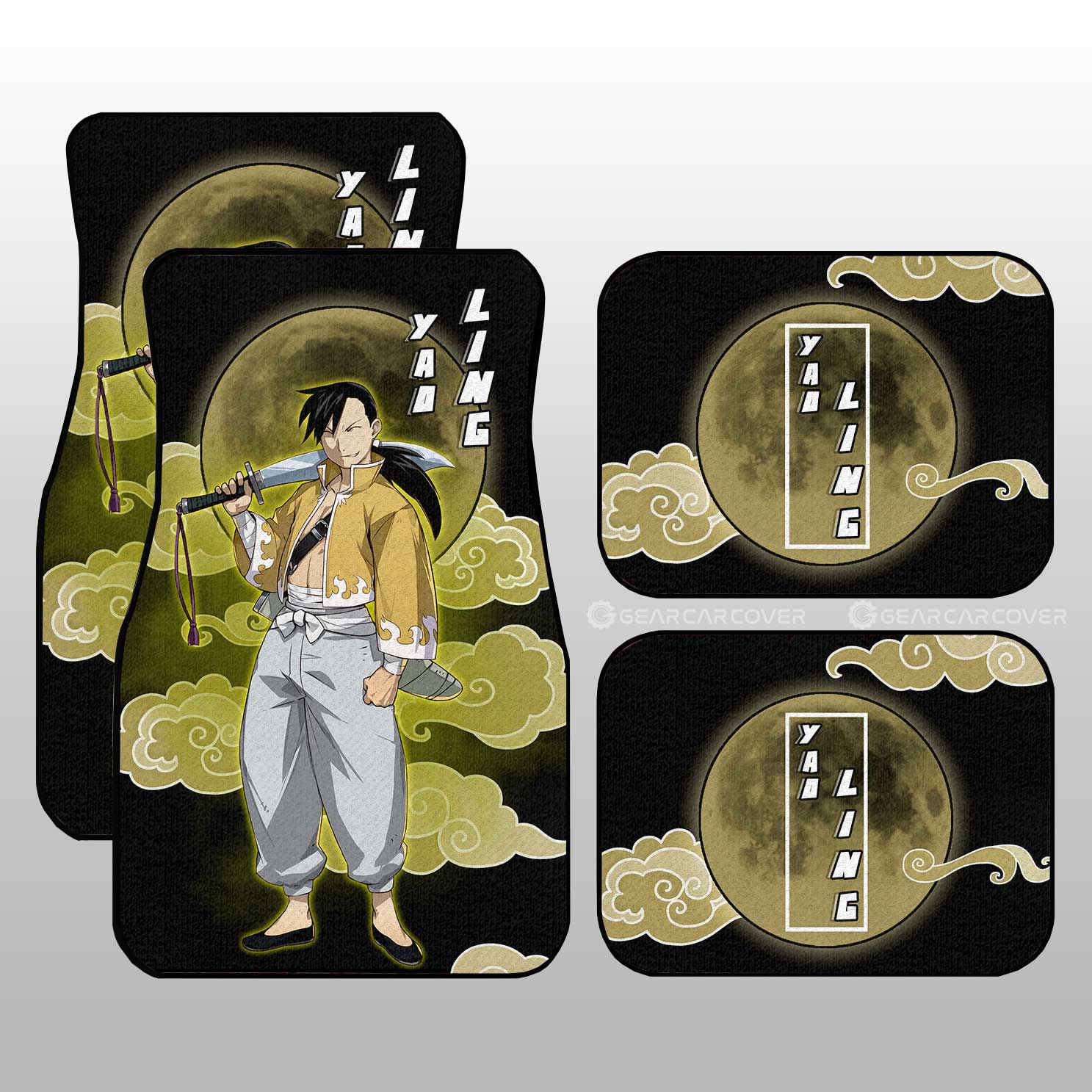 Ling Yao Car Floor Mats Custom Anime Fullmetal Alchemist Car Interior Accessories - Gearcarcover - 1