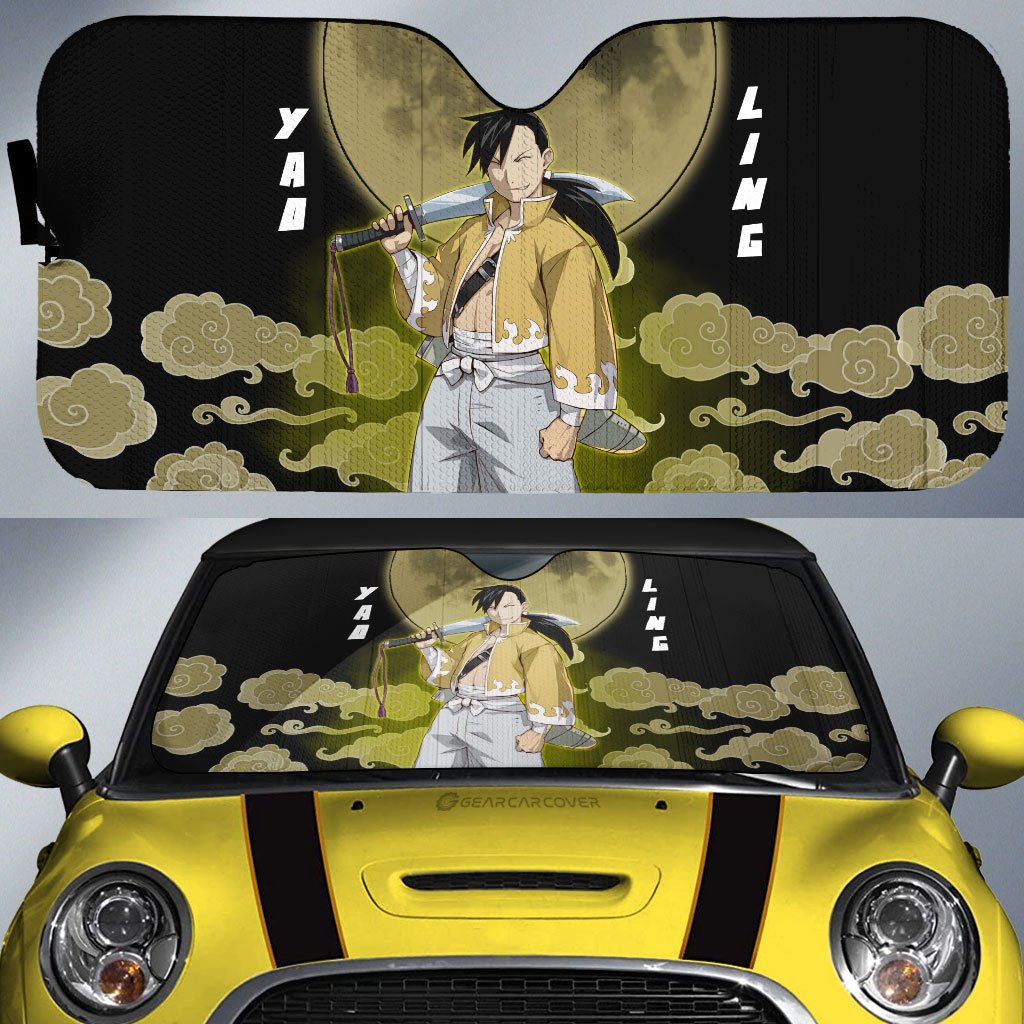 Ling Yao Car Sunshade Custom Fullmetal Alchemist Anime Car Accessories - Gearcarcover - 1