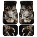 Lion Car Floor Mats Custom Car Accessories Awesome Gift Idea For Dad - Gearcarcover - 1