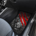 Lion Car Floor Mats Custom Red Scratches Wild Animal Car Accessories - Gearcarcover - 4