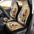 Lion Car Seat Covers Custom I Love You To The Moon And Back Lion Car Accessories - Gearcarcover - 2