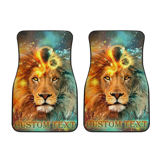 Lion Zodiac Car Floor Mats Personalized Car Accessories - Gearcarcover - 2
