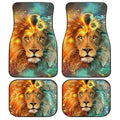 Lion Zodiac Car Floor Mats Personalized Car Accessories - Gearcarcover - 5