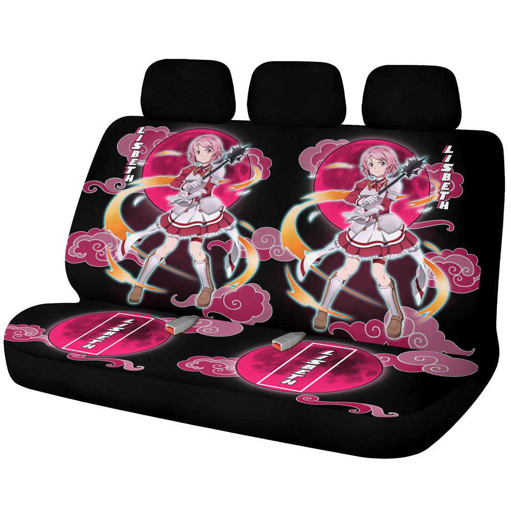 Lisbeth Car Back Seat Covers Custom Sword Art Online Anime Car Accessories - Gearcarcover - 1