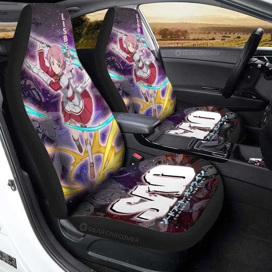 Lisbeth Car Seat Covers Custom Sword Art Online Anime Manga Galaxy Style - Gearcarcover - 1