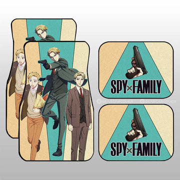 Loid Forger Car Floor Mats Custom Spy x Family Anime Car Accessories - Gearcarcover - 1