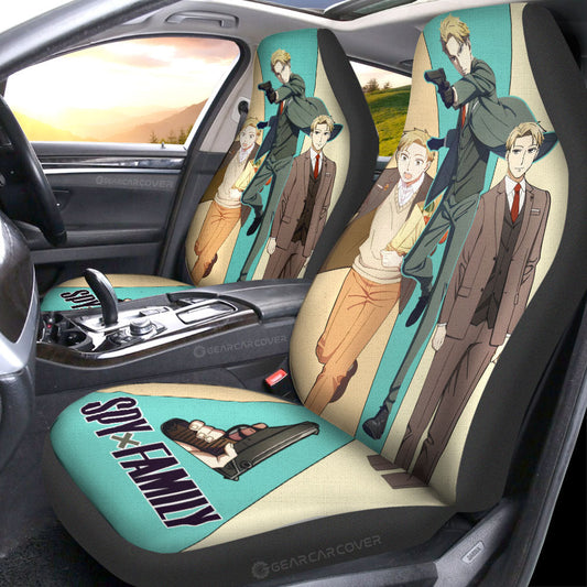 Loid Forger Car Seat Covers Custom Spy x Family Anime Car Accessories - Gearcarcover - 2
