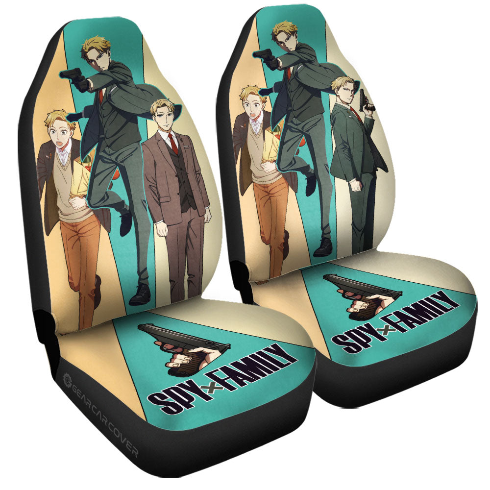 Loid Forger Car Seat Covers Custom Spy x Family Anime Car Accessories - Gearcarcover - 3