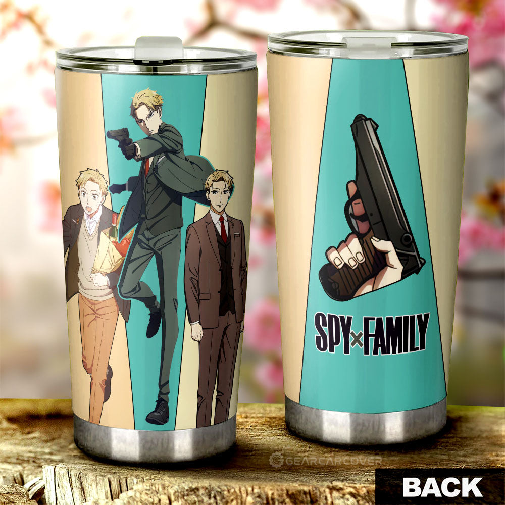 Loid Forger Tumbler Cup Custom Spy x Family Anime Car Accessories - Gearcarcover - 3
