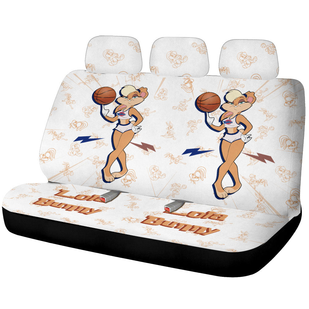 Lola Bunny Car Back Seat Cover Custom Cartoon Car Accessories - Gearcarcover - 1
