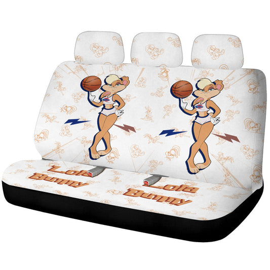 Lola Bunny Car Back Seat Cover Custom Cartoon Car Accessories - Gearcarcover - 1