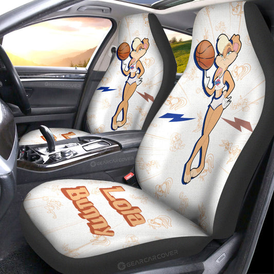 Lola Bunny Car Seat Covers Custom Cartoon Car Accessories - Gearcarcover - 2