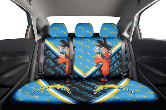 Los Angeles Chargers Car Back Seat Cover Custom Car Decorations For Fans - Gearcarcover - 2
